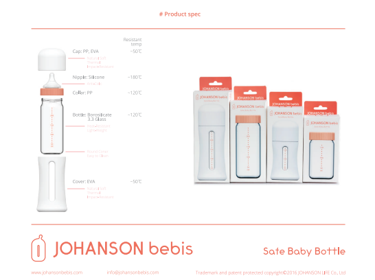JOHANSON bebis Safe Baby Cover Bottle