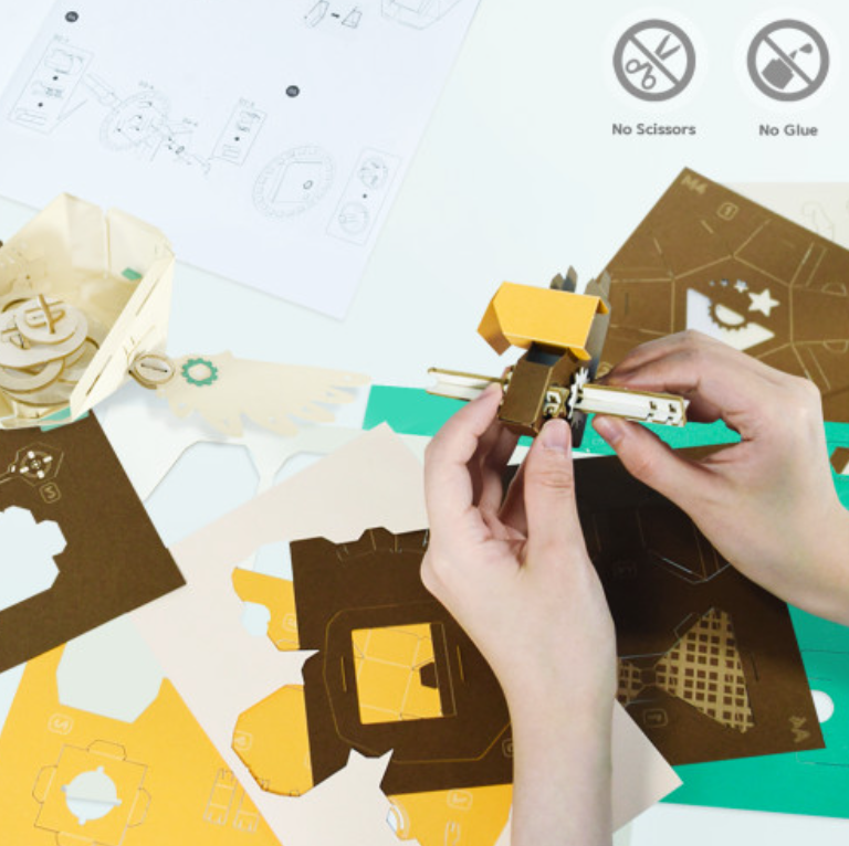 ROBOTRY Moving Paper Robots Making Kit