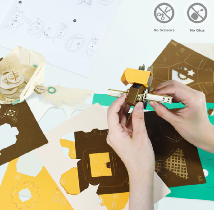 ROBOTRY Moving Paper Robots Making Kit