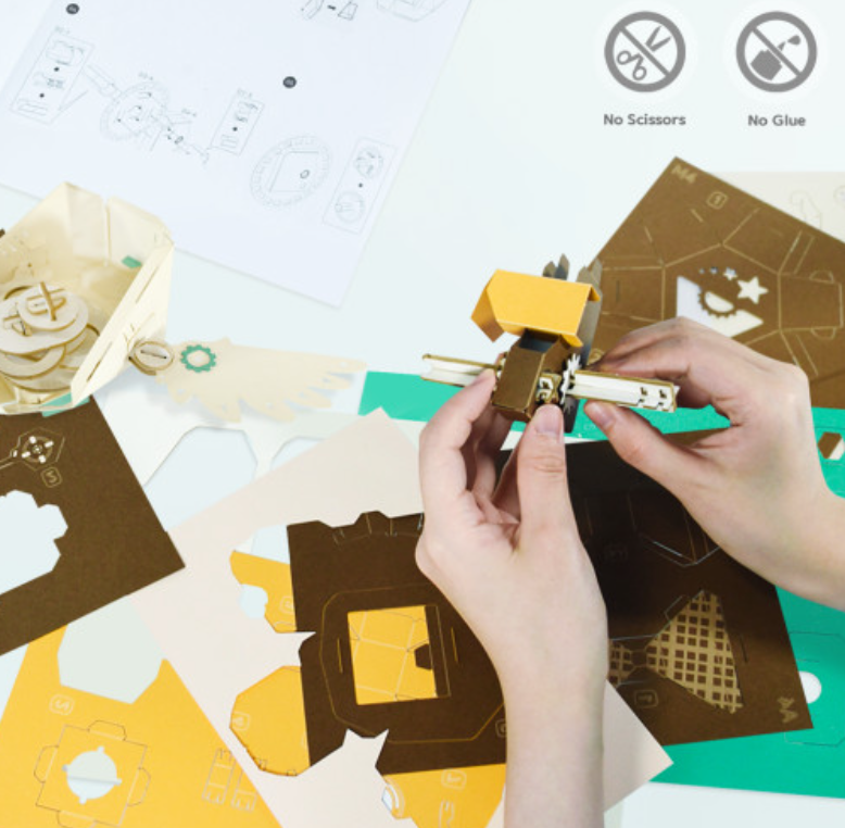 ROBOTRY Moving Paper Robots Making Kit