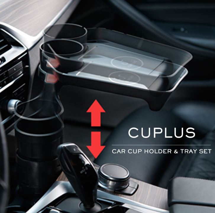 CUPLUS2 Cupholder Tray With Wireless Charger