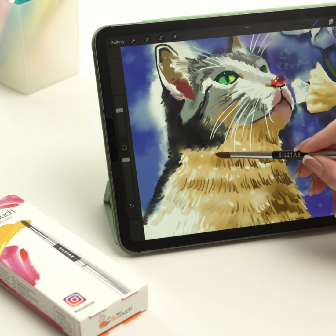 SILSTAR Butouch Professional Digital Painting Brush Stylus