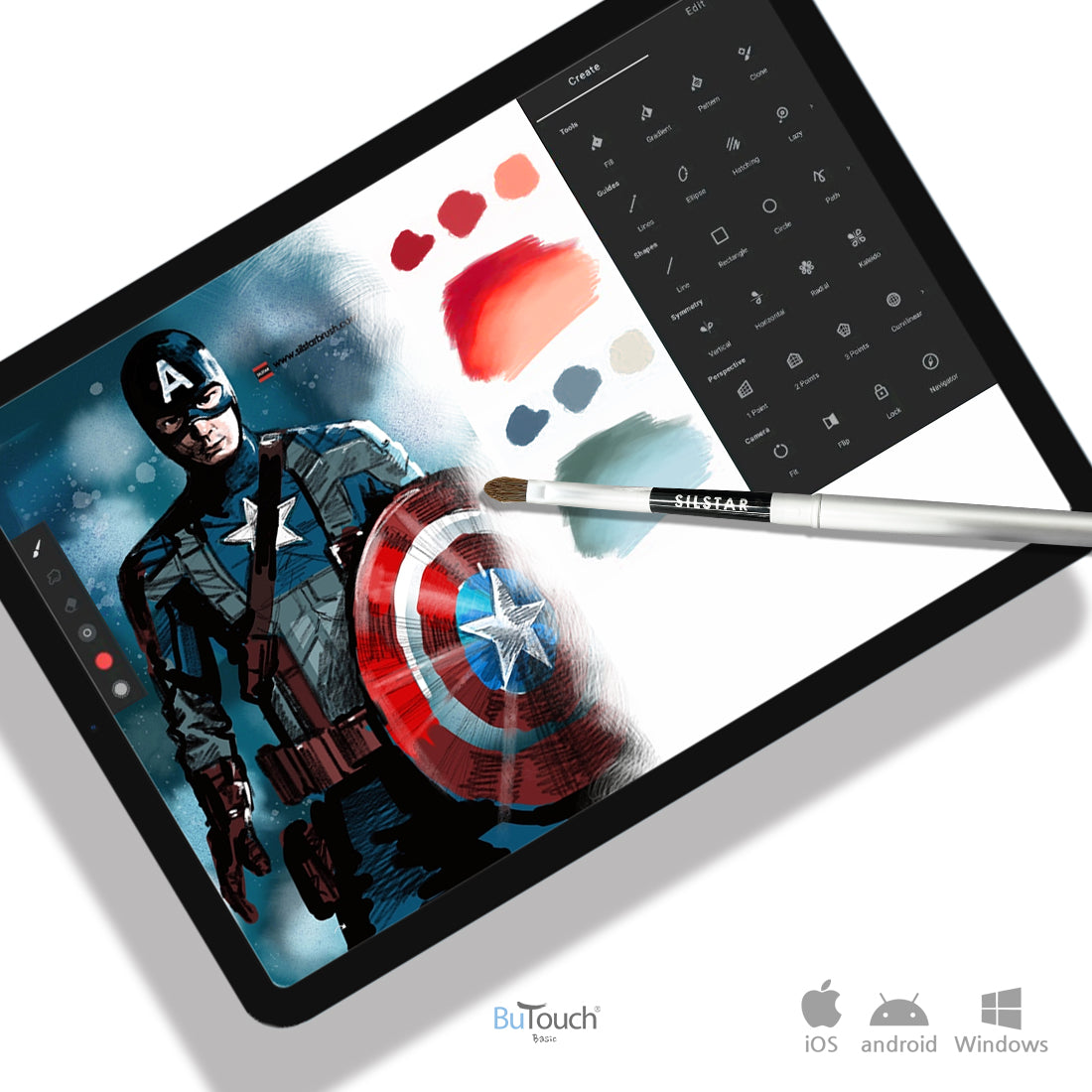 SILSTAR Butouch Basic Digital Painting Brush Stylus