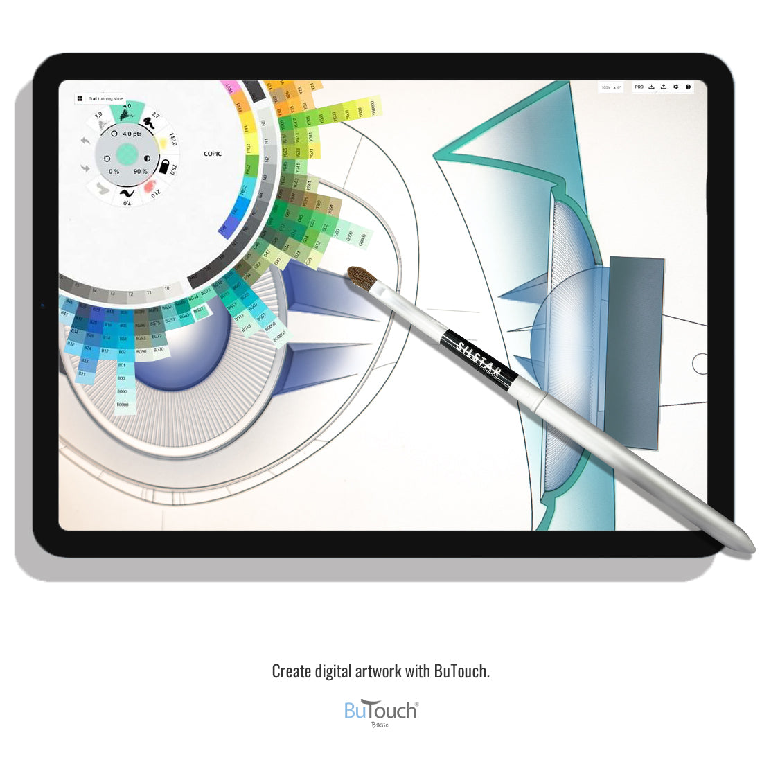SILSTAR Butouch Basic Digital Painting Brush Stylus