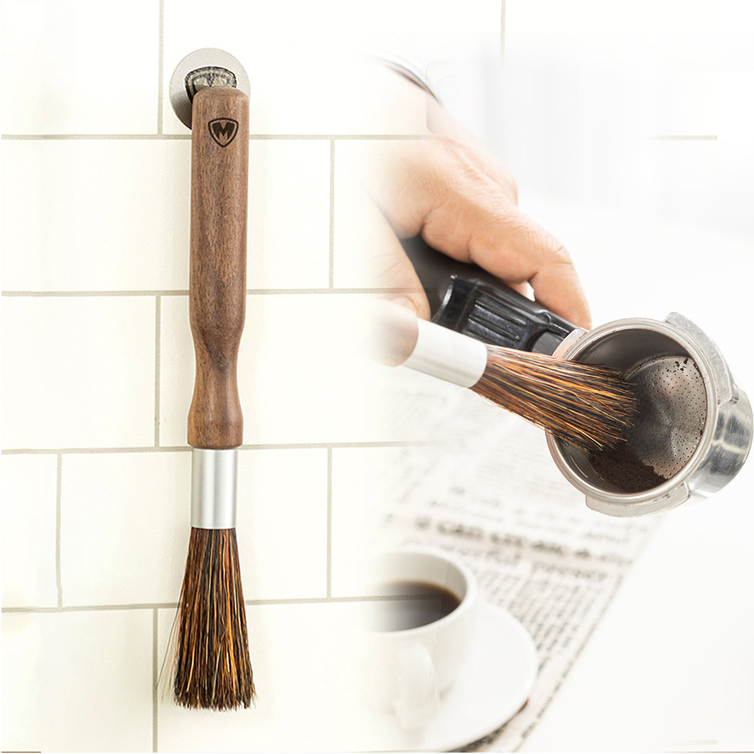 SILSTAR MAGNET Professional Coffee Grinder Cleaning Brush