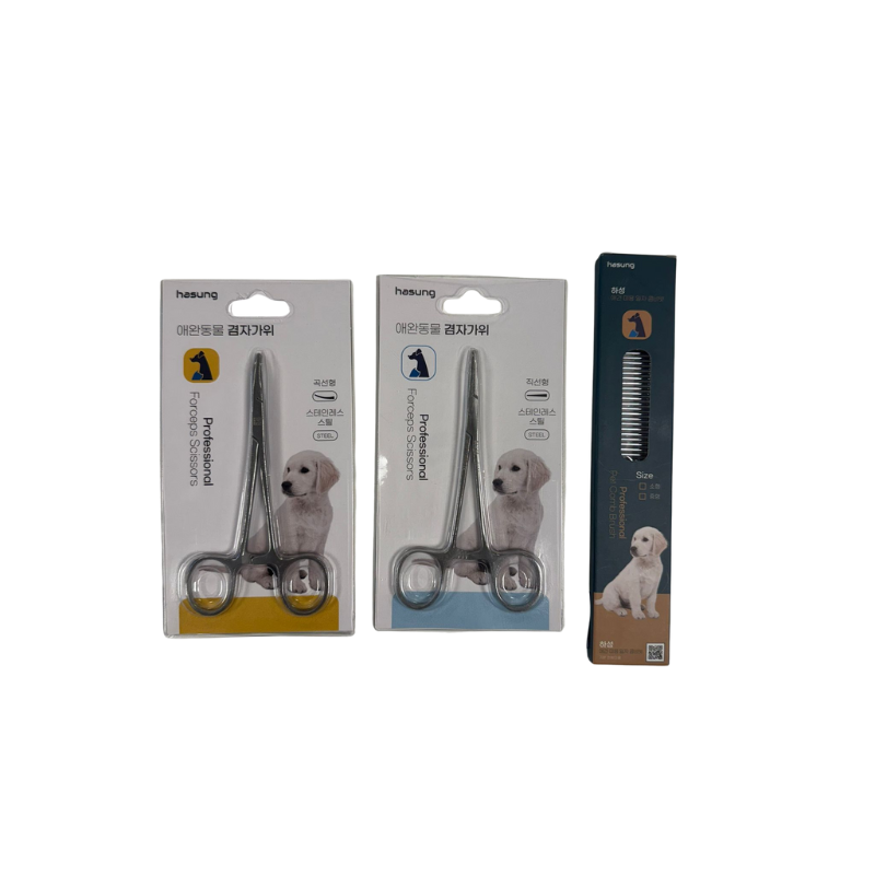 HASUNG Pet Forceps + Comb