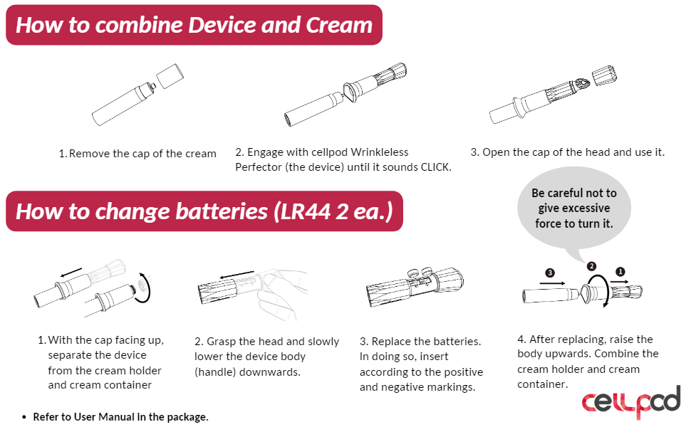 Wrinkleless Perfector & Galvanic Wrinkleless Cream