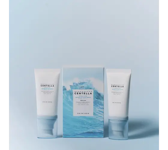 SKIN1004 Madagascar Centella Hyalu-Cica Water-Fit Sun Serum SPF 50+ PA++++ - 50ml*2 (Twin Pack)