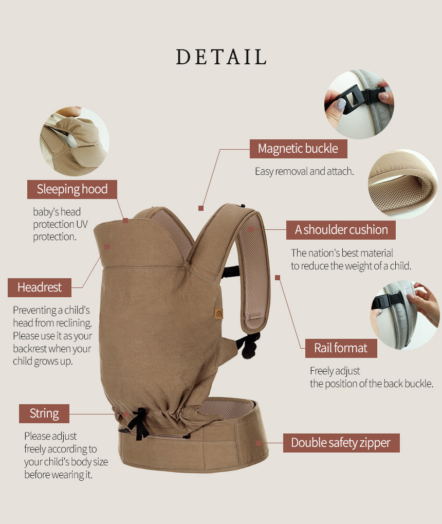 DMANGD illi baby carrier – Houndtooth