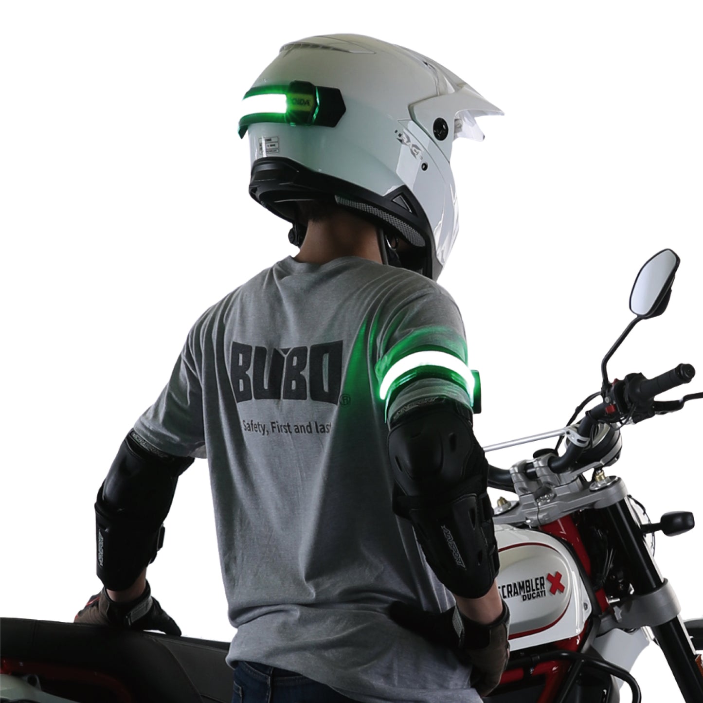 BOIDA LED Reflecterende band | Klein (armbreedte) | Hoge zichtbaarheid tijdens het hardlopen, fietsen, kamperen, wandelen en fietsen | USB oplaadbaar | Veiliger dan een reflecterend vest | - House of K