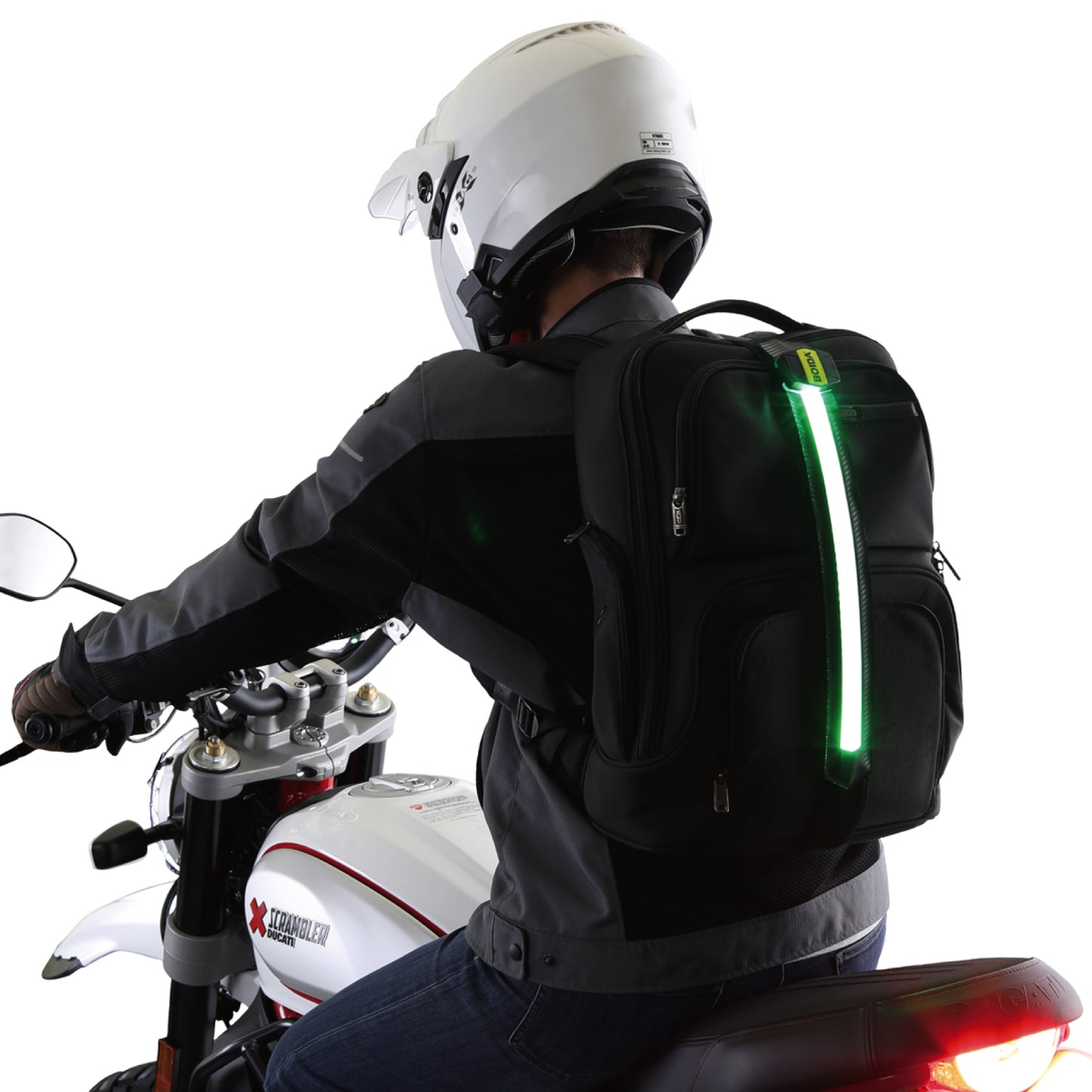 BOIDA LED Reflecterende band | Groot (middelbreedte) | Hoge zichtbaarheid tijdens het hardlopen, fietsen, kamperen, wandelen en fietsen | USB oplaadbaar | Veiliger dan een reflecterend vest | - House of K