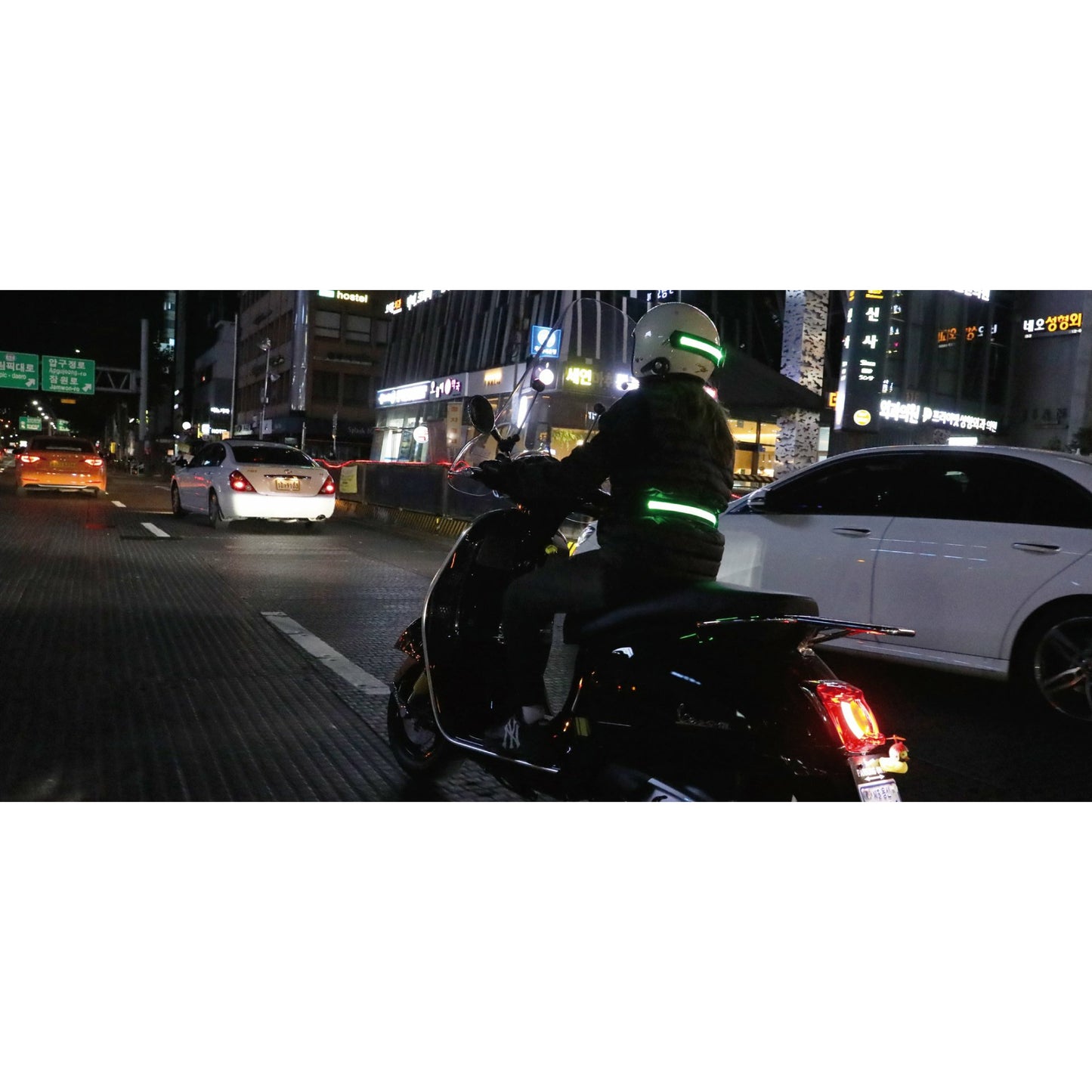 BOIDA LED Reflecterende band | Groot (middelbreedte) | Hoge zichtbaarheid tijdens het hardlopen, fietsen, kamperen, wandelen en fietsen | USB oplaadbaar | Veiliger dan een reflecterend vest | - House of K