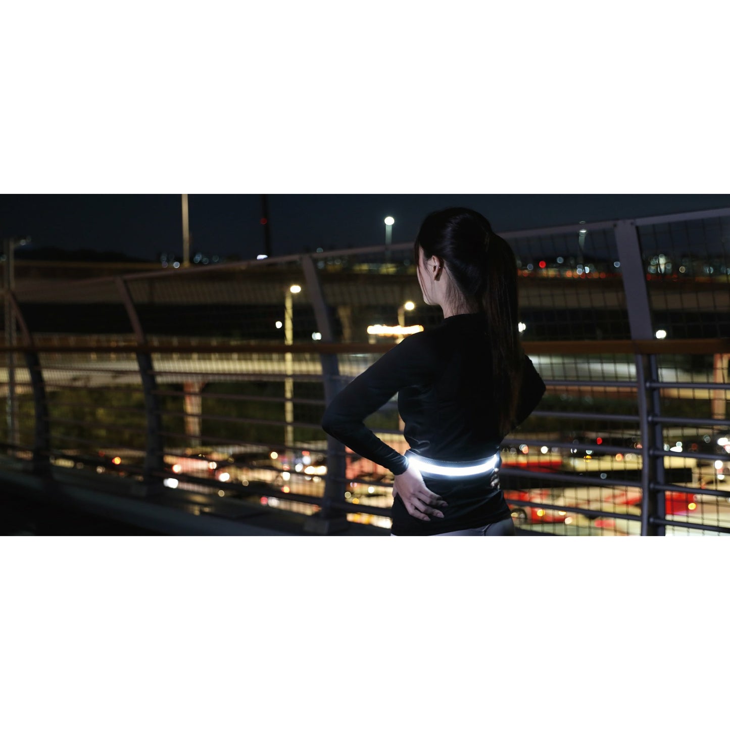 BOIDA LED Reflecterende band | Groot (middelbreedte) | Hoge zichtbaarheid tijdens het hardlopen, fietsen, kamperen, wandelen en fietsen | USB oplaadbaar | Veiliger dan een reflecterend vest | - House of K