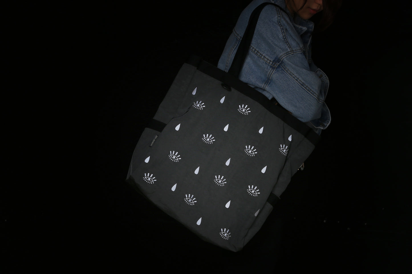 Tote Bag - Vonui & Co - Oog-Grijs - House of K