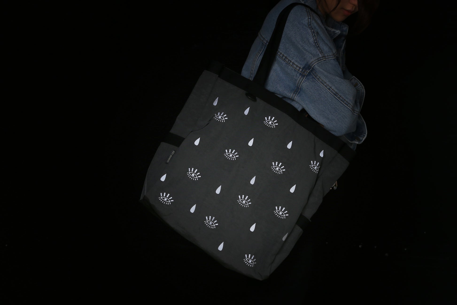 Tote Bag - Vonui & Co - Oog-Grijs - House of K