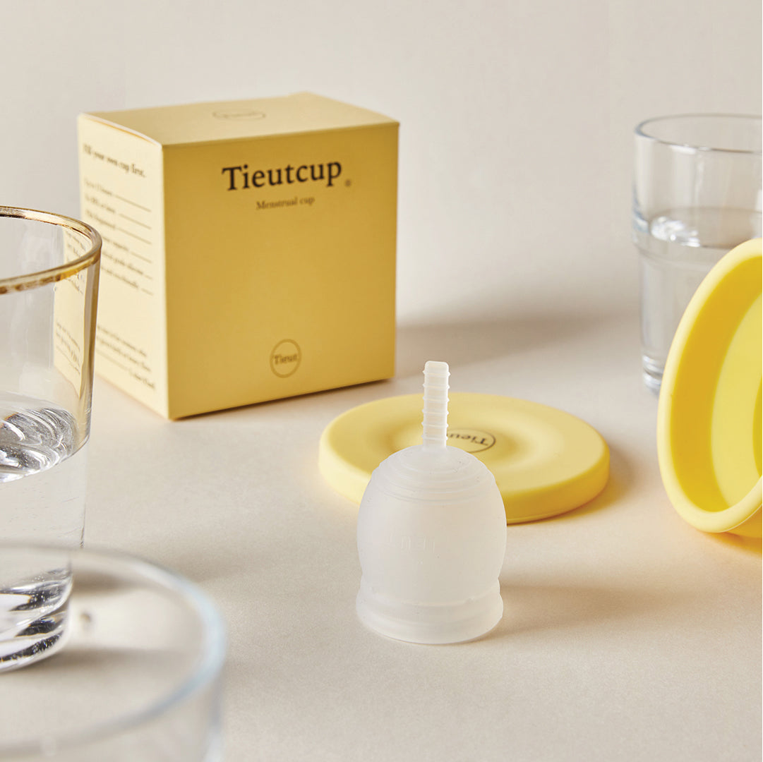 Tieut Menstruatiecup - Tot 12 uur bescherming tijdens menstruatie - Hoge capaciteit èn veel comfort - House of K