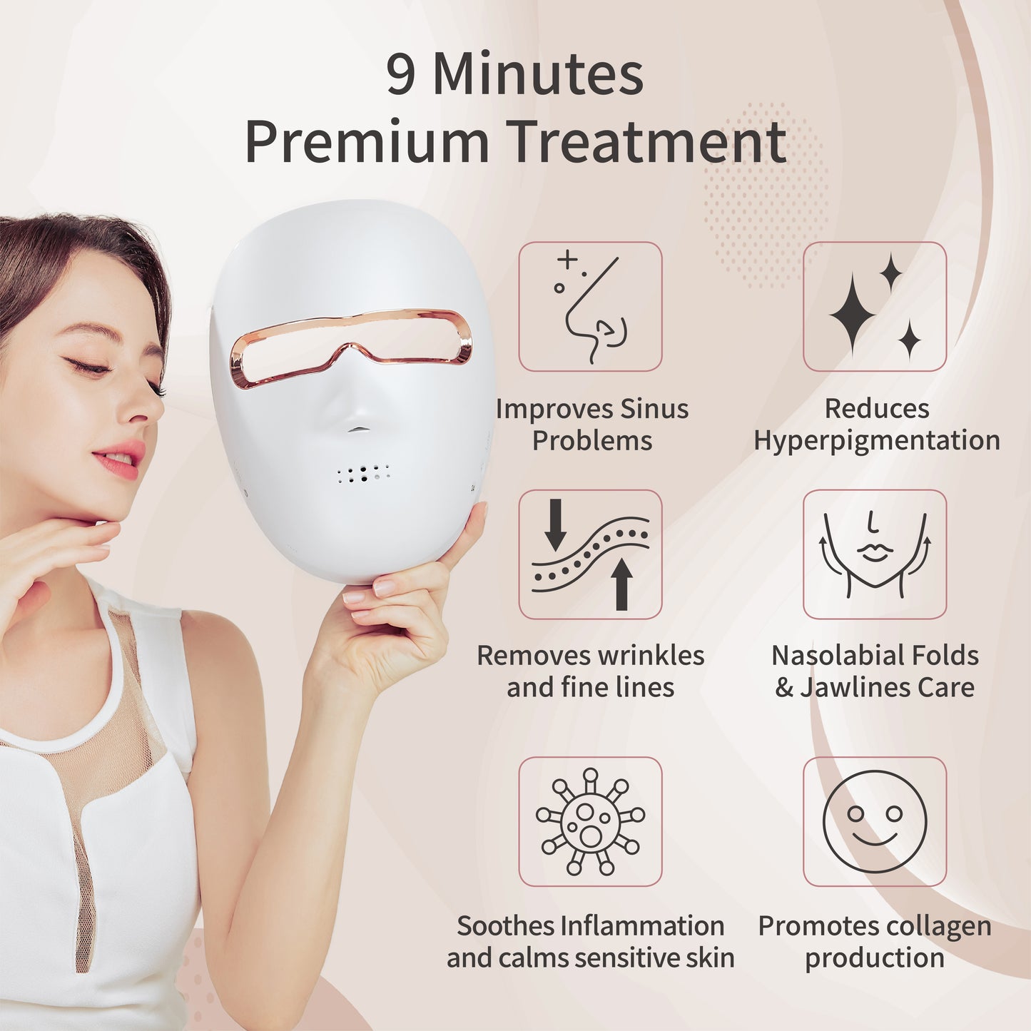 L.ma LED Gezichtsmasker_VITSRO PREMIUM LED SKIN CARE DEVICE