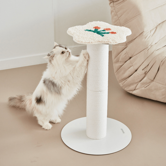 Fidotail Flower Paper Rope Post Scratcher (2 LEVEL) (2 colors)