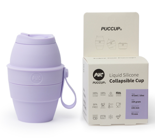 PUCCUP Tumbler Liquid Silicone Collapsible Cup
