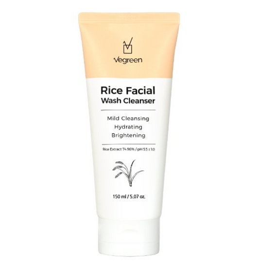 Vegreen Rice Facial Wash Cleanser