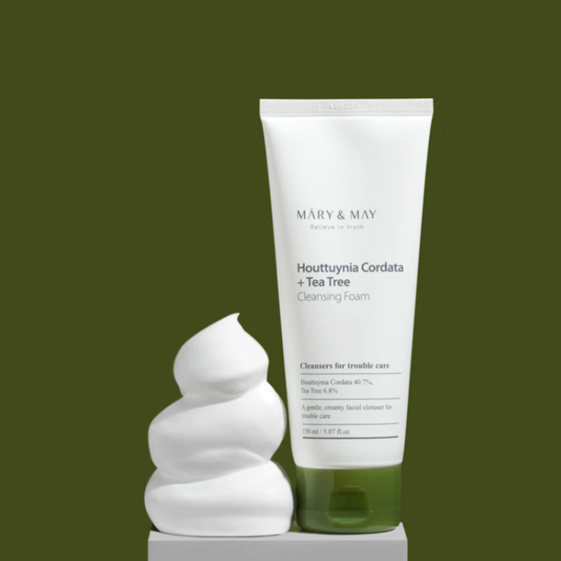 Mary & May Houttuynia Cordata+Tea Tree Cleansing Foam