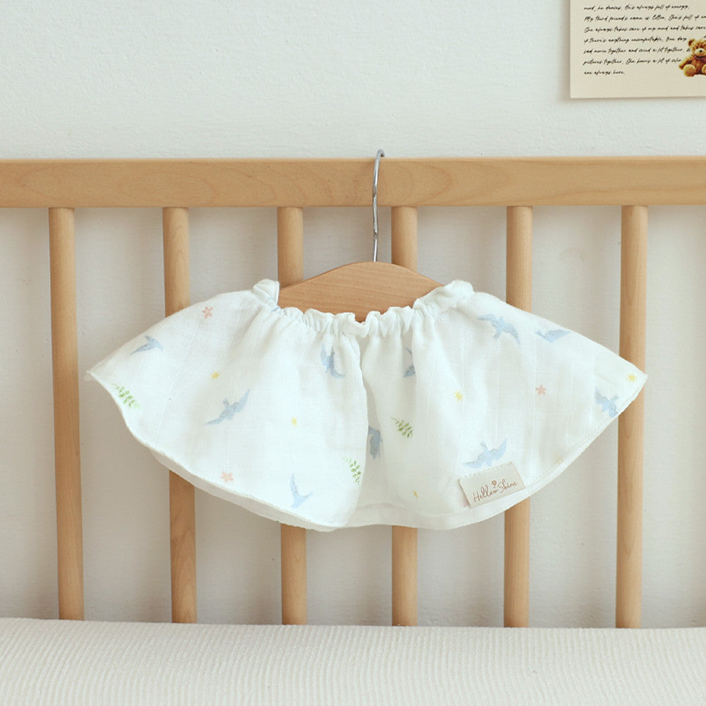 Hellowshine Gauze rolling bib (Cozy bird)