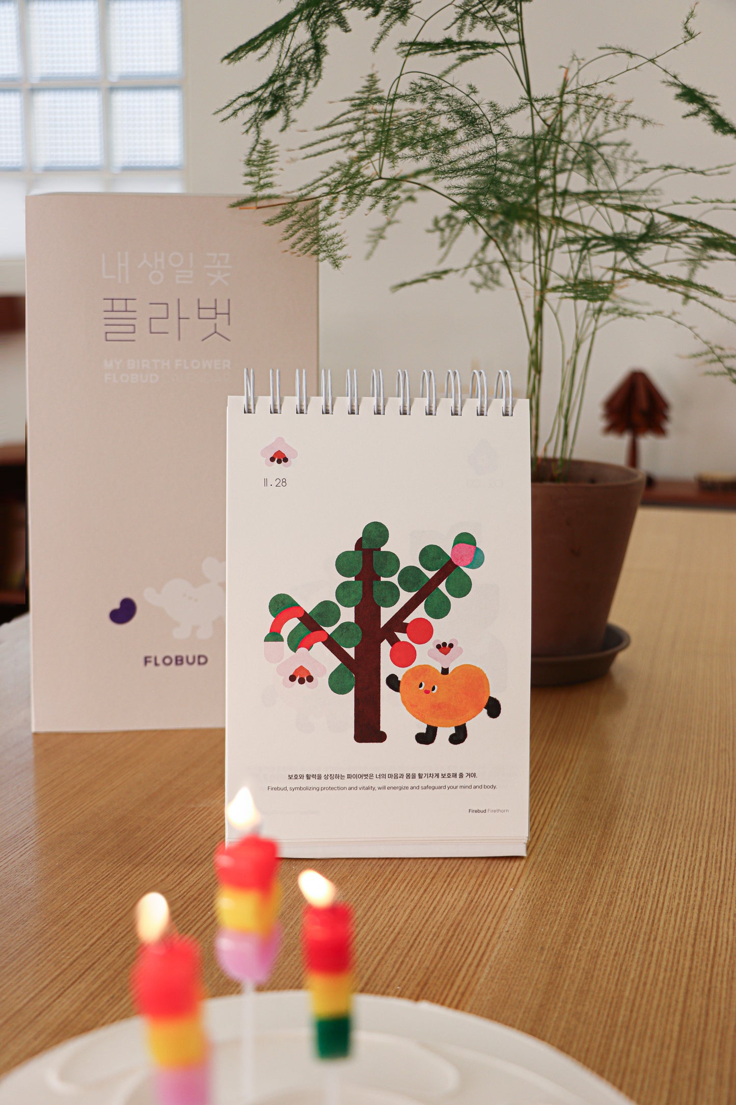 roundground Birthday Flower Flobud Perpetual Calendar  