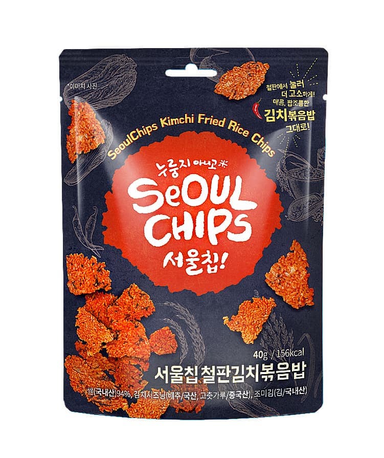 Seoul Chips Kimchi Rice Snack x 5 Packs