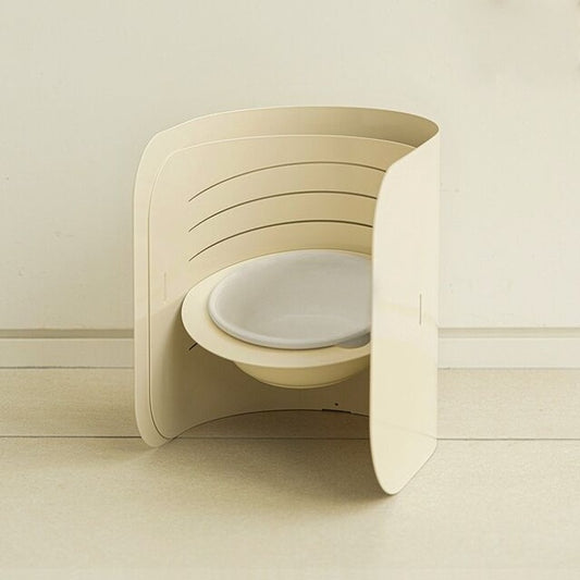 Fidotail Curve Object Bowl (Beige)