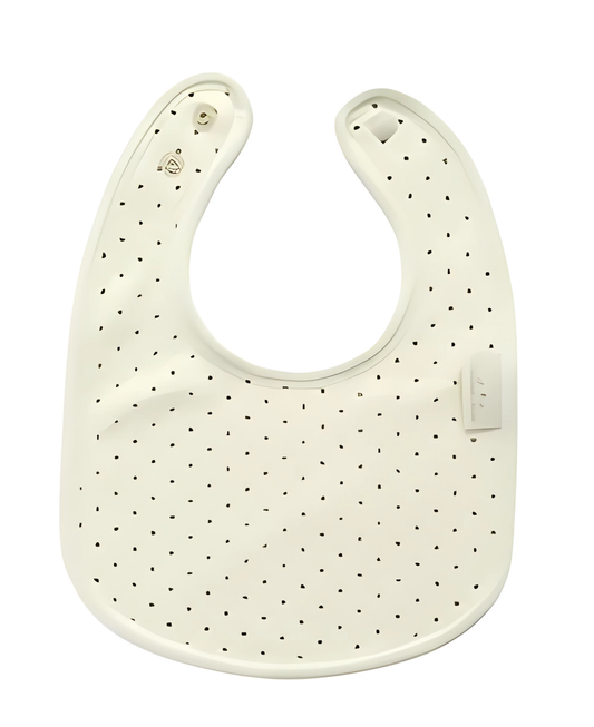 Hellowshine Organic terry bib (Dot cream)