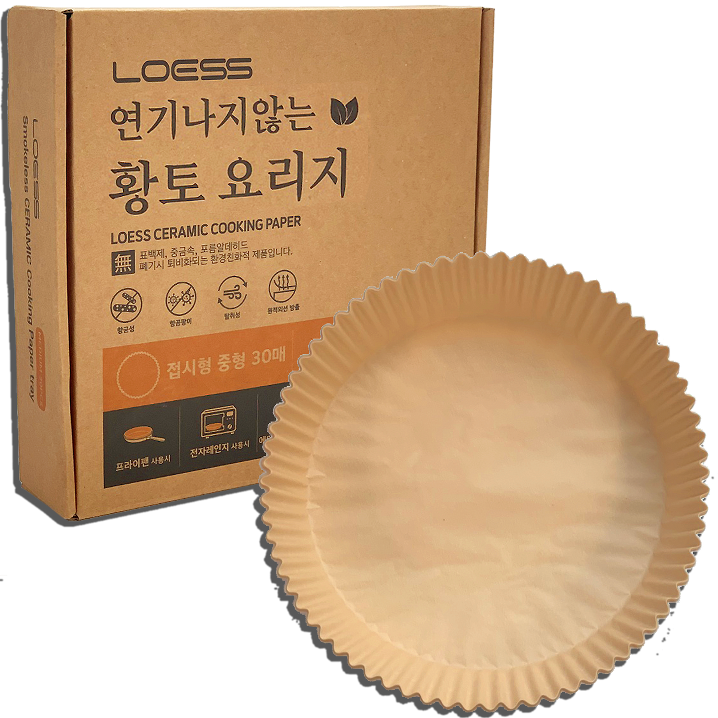 LOESS CERAMIC COOKING PAPER (Plate) X 3EA