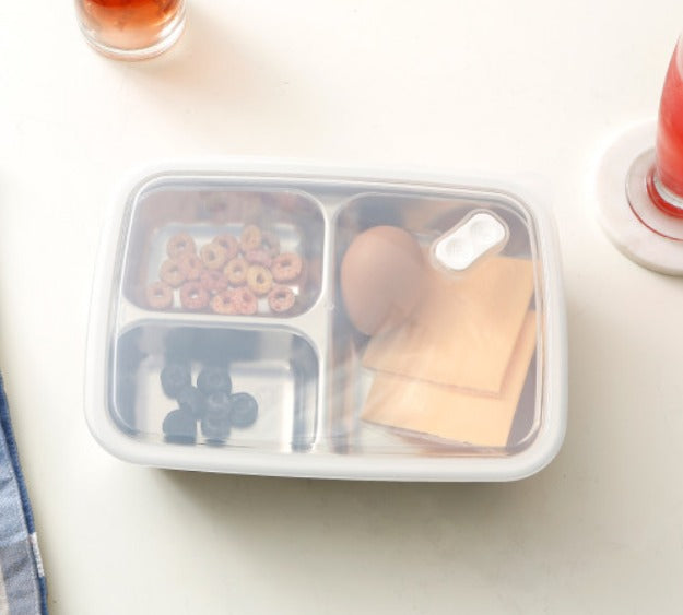 Korean Lunchbox Food Tray with a lid 1500ml Stainless