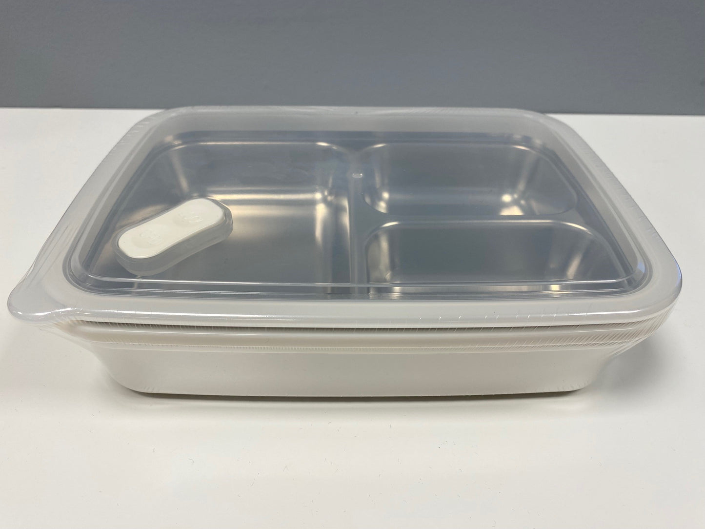 Korean Lunchbox Food Tray with a lid 1500ml Stainless